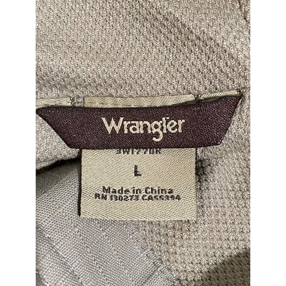 Wrangler Mens Work Horse Jacket L Water-Repellent Thermal Lining Lightweight - Picture 10 of 15